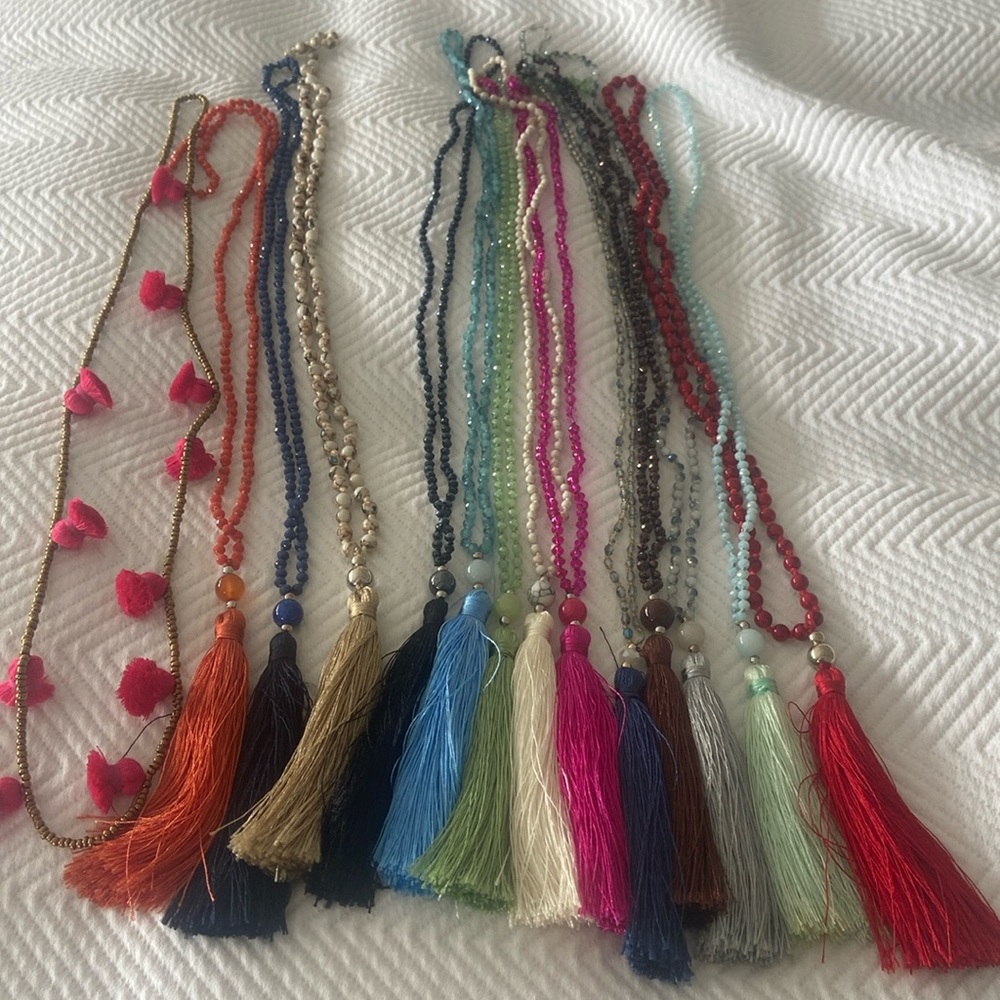 Tassel necklaces